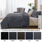 3 Piece Fleece Queen Comforter Set - - Comforter Set