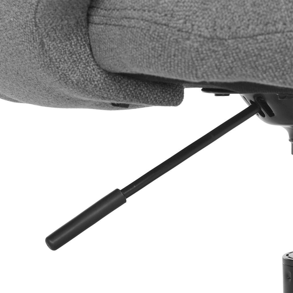 Lillian Office Chair, Gray - Dorm Room Essentials