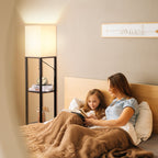 SUNMORY 63'' Floor Lamps with Shelves, - Modern Table Lamp