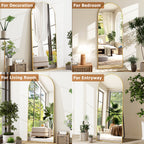 64"x 21" Full Length Mirror Arched - Full Length Mirror