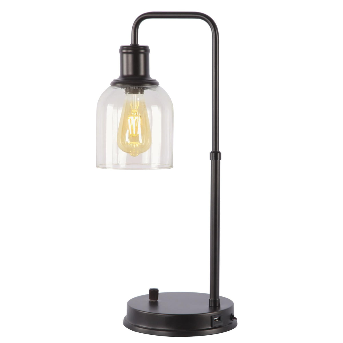 20.5 in Height Bronze Metal Desk Lamp - Modern Table Lamp